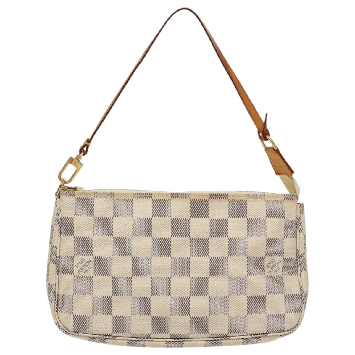 LOUIS VUITTON Damier Azur Pochette Accessoires Pouch N51986 LV Auth 96156