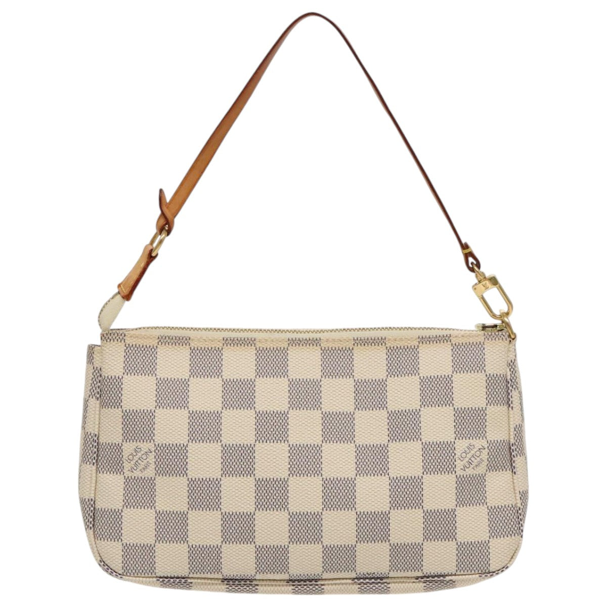 LOUIS VUITTON Damier Azur Pochette Accessoires Pouch N51986 LV Auth 96156