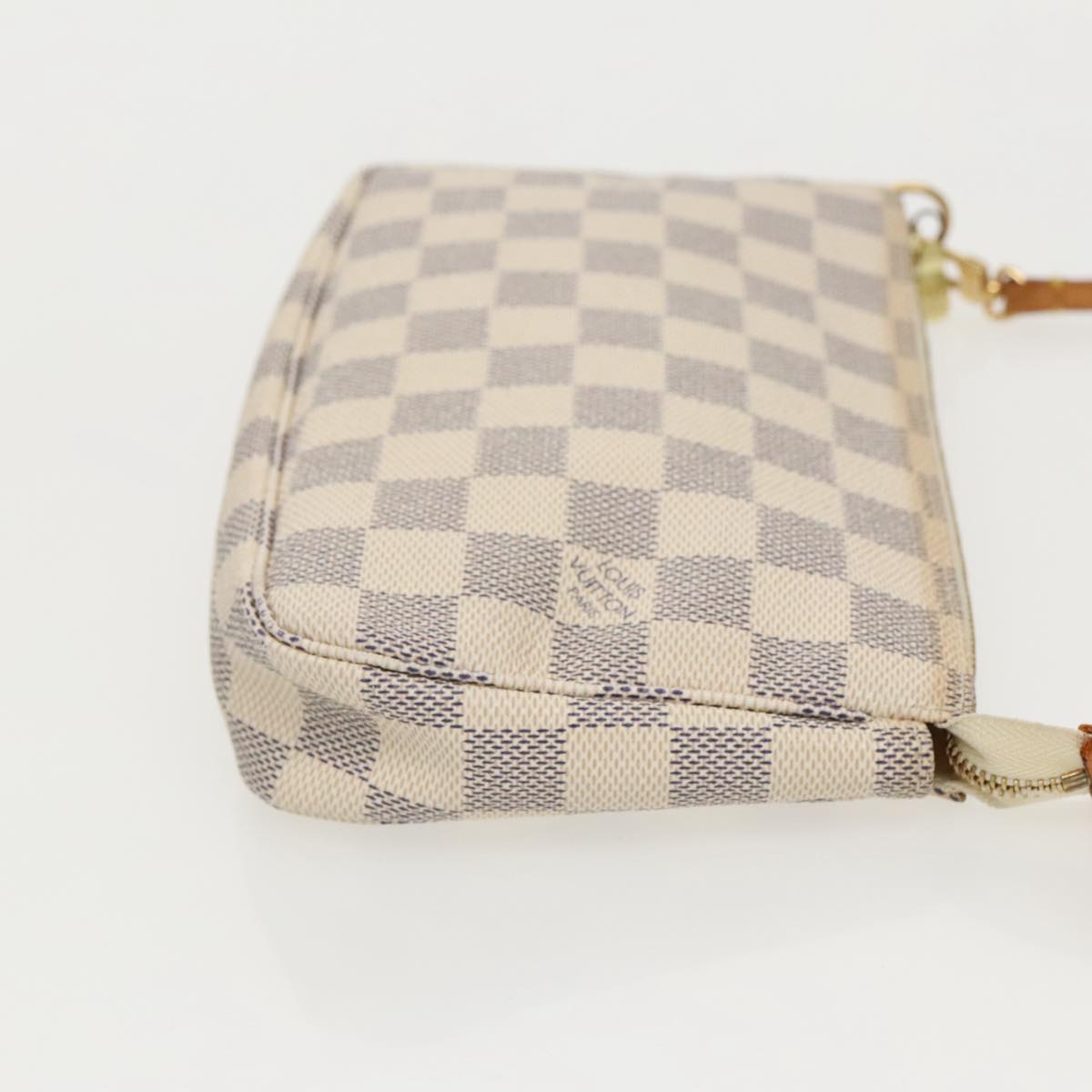 LOUIS VUITTON Damier Azur Pochette Accessoires Pouch N51986 LV Auth 96156