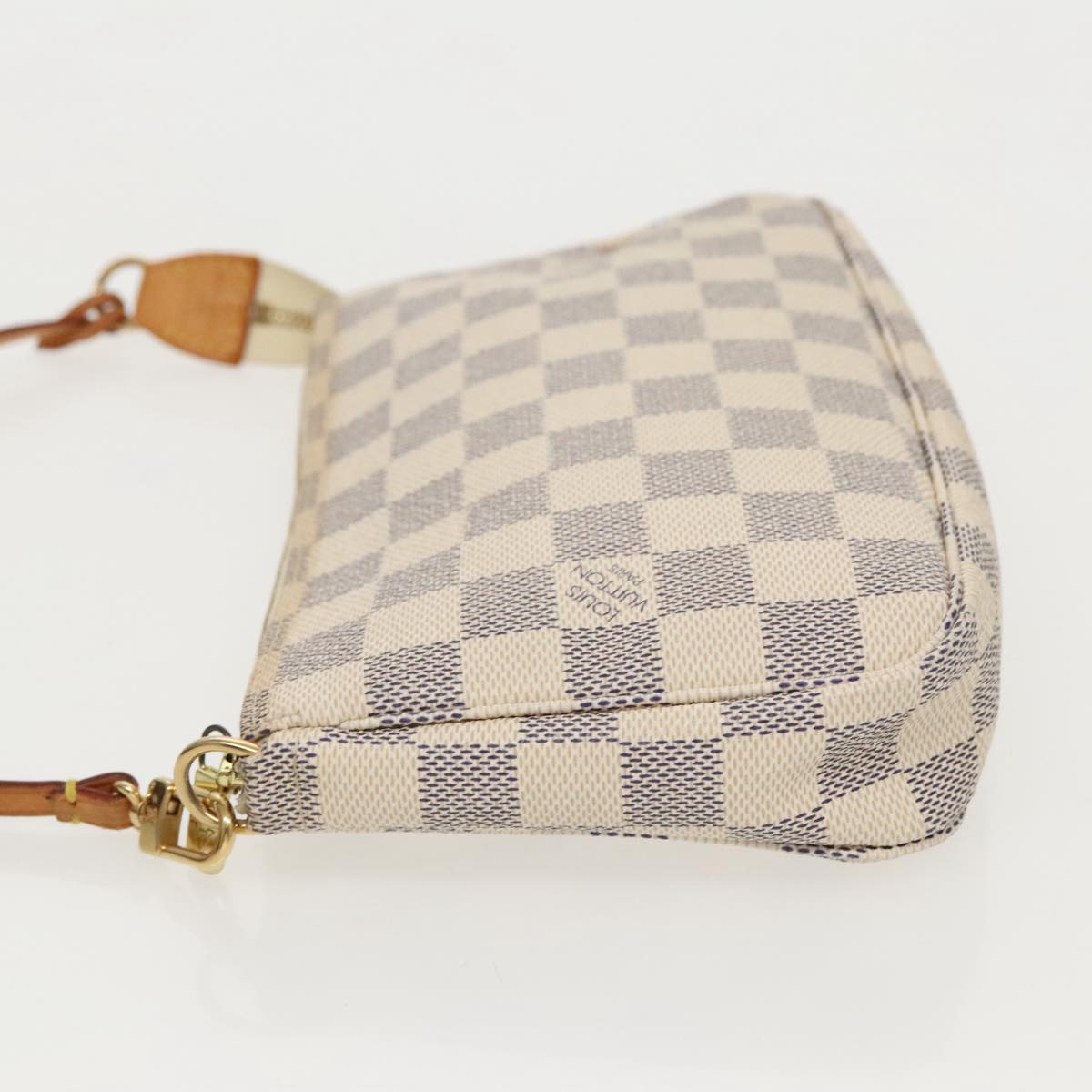 LOUIS VUITTON Damier Azur Pochette Accessoires Pouch N51986 LV Auth 96156