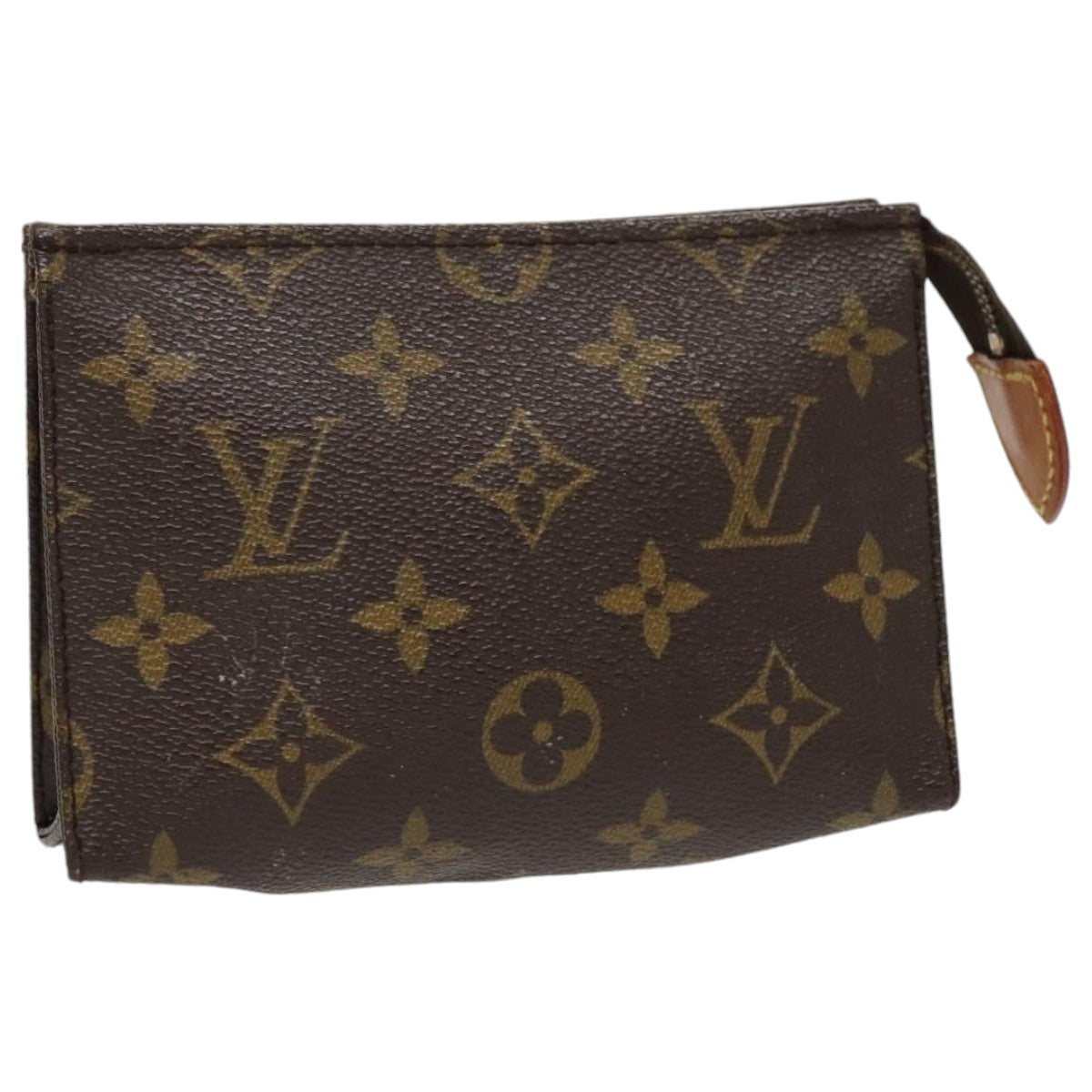 LOUIS VUITTON Monogram Poche Toilette 15 Pouch M47546 LV Auth 96158