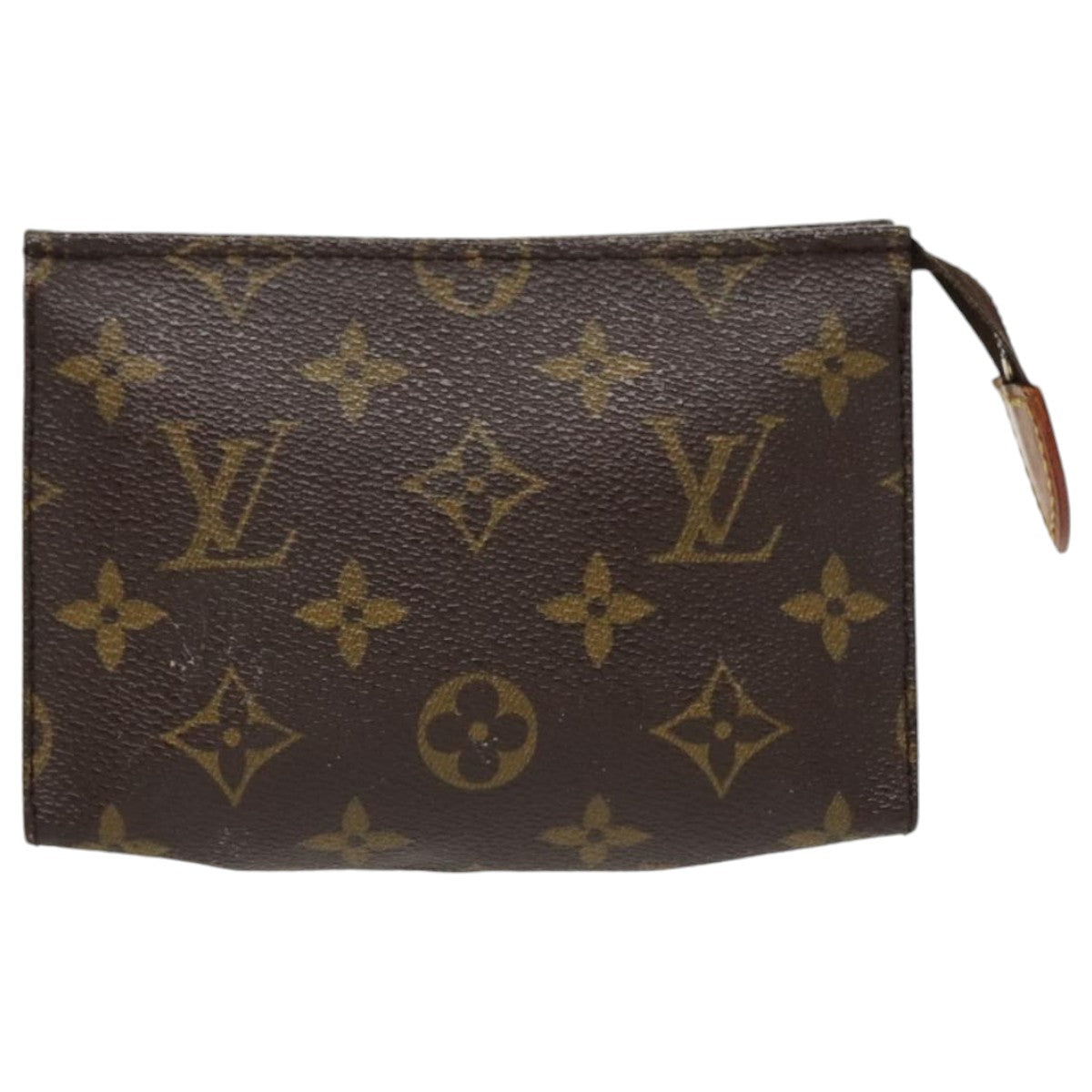 LOUIS VUITTON Monogram Poche Toilette 15 Pouch M47546 LV Auth 96158