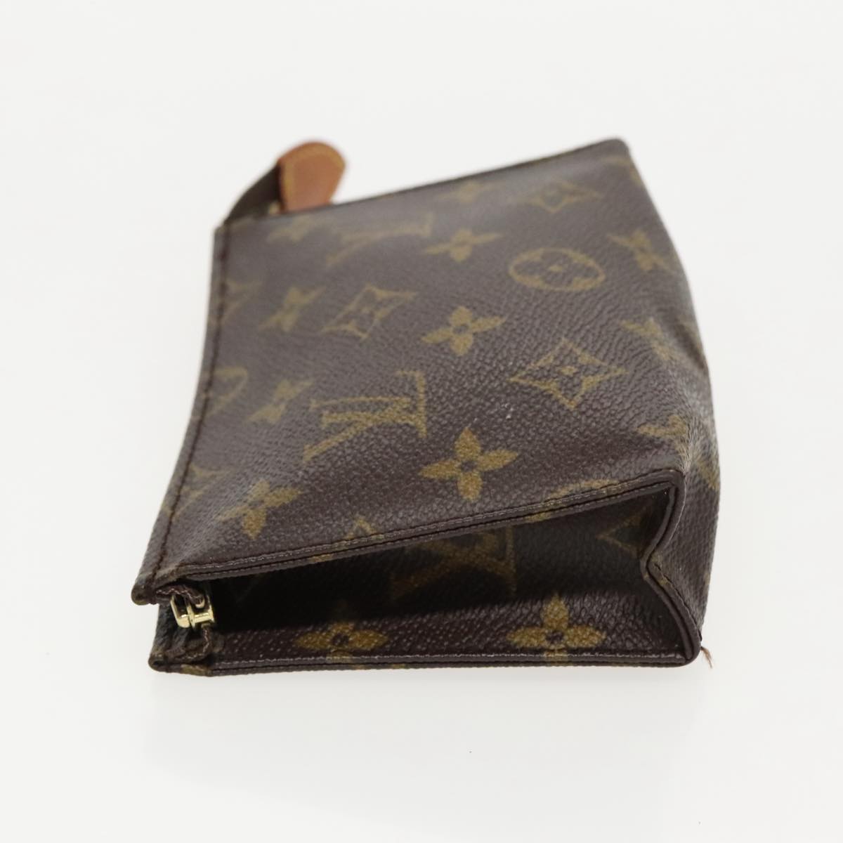 LOUIS VUITTON Monogram Poche Toilette 15 Pouch M47546 LV Auth 96158