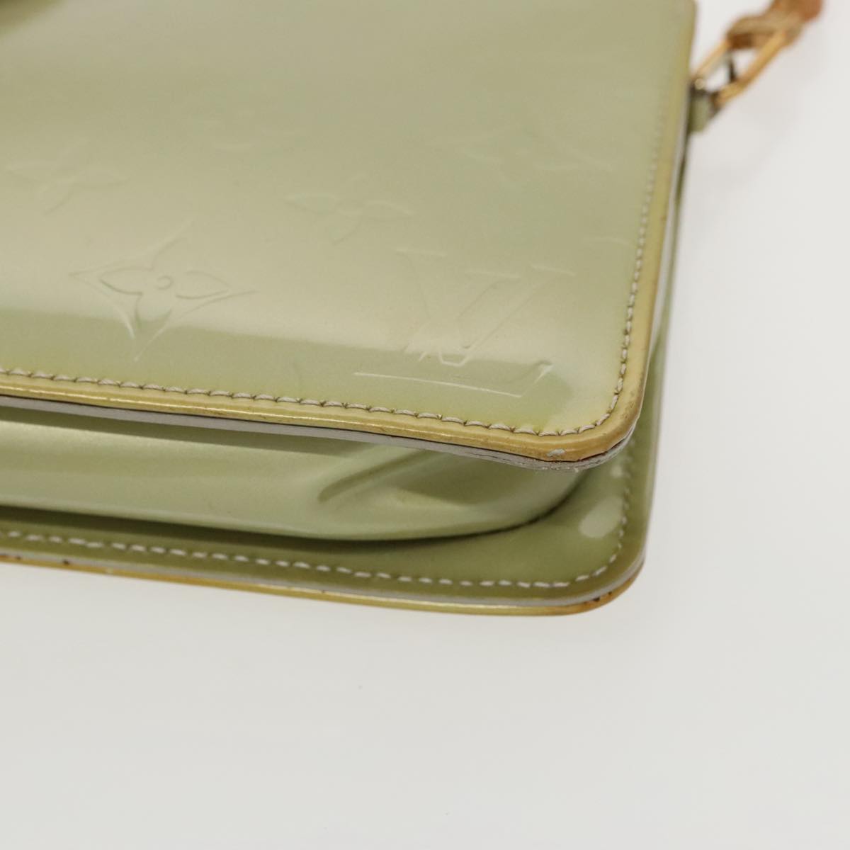 LOUIS VUITTON Monogram Vernis Lexington Accessory Pouch Gris M91056 Auth 96164