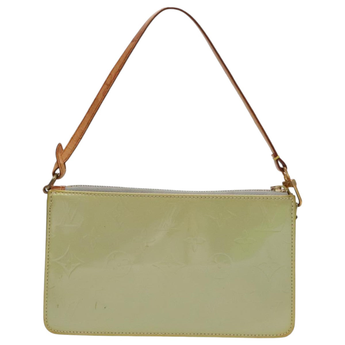 LOUIS VUITTON Monogram Vernis Lexington Accessory Pouch Gris M91056 Auth 96164