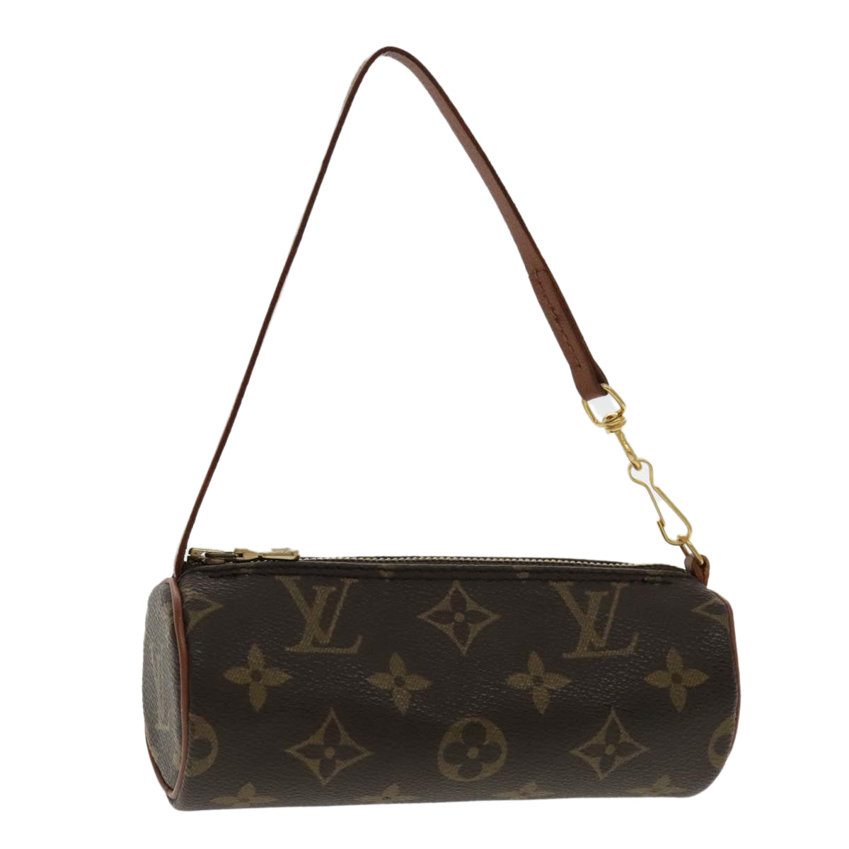 LOUIS VUITTON Monogram Papillon Pouch LV Auth 96248