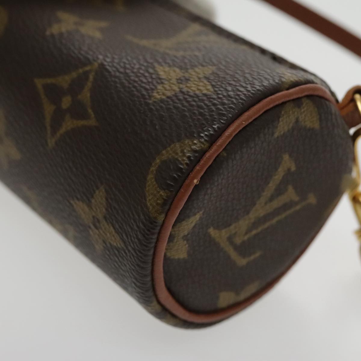 LOUIS VUITTON Monogram Papillon Pouch LV Auth 96248