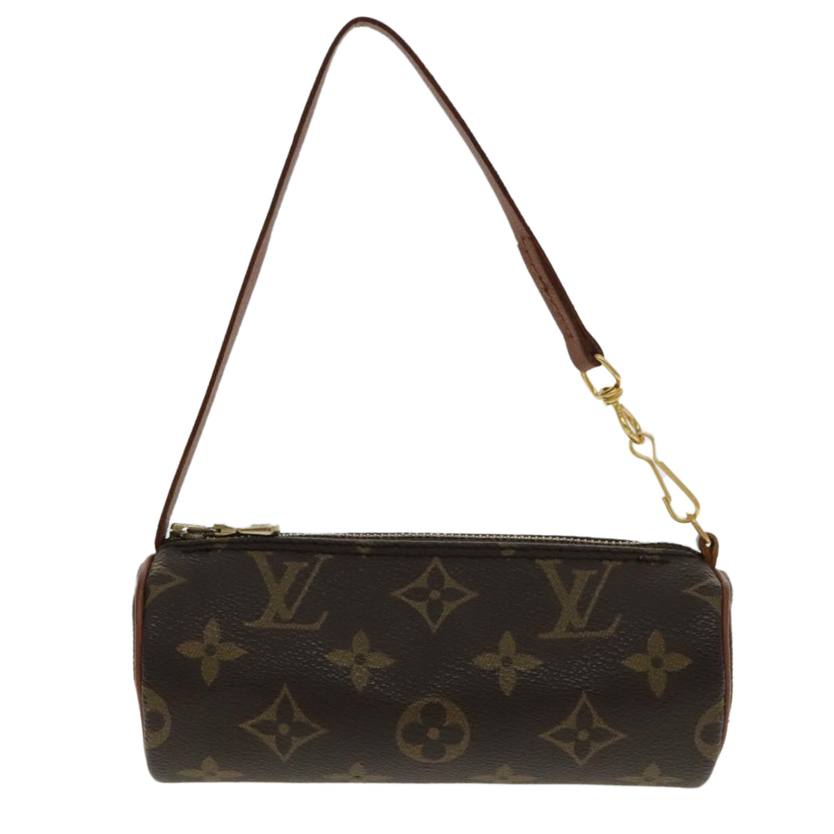 LOUIS VUITTON Monogram Papillon Pouch LV Auth 96248