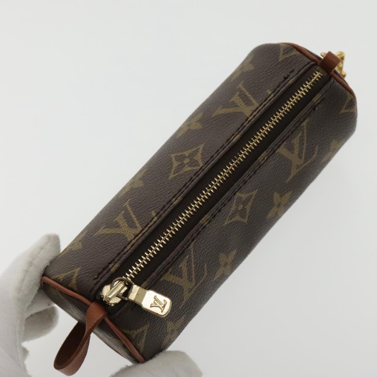 LOUIS VUITTON Monogram Papillon Pouch LV Auth 96248