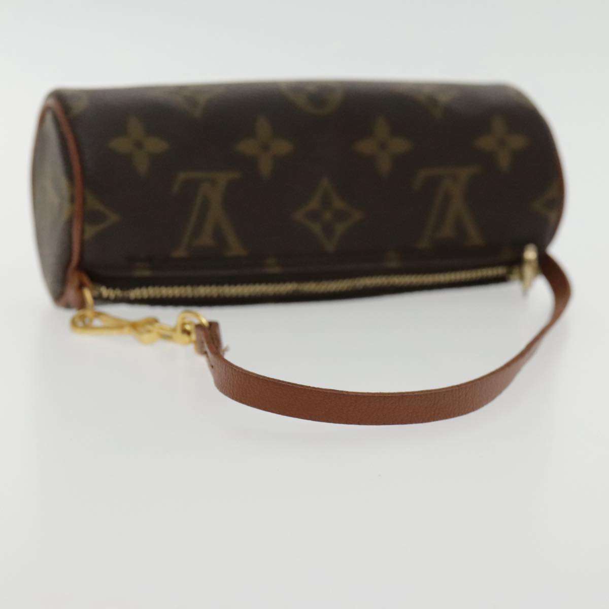 LOUIS VUITTON Monogram Papillon Pouch LV Auth 96248