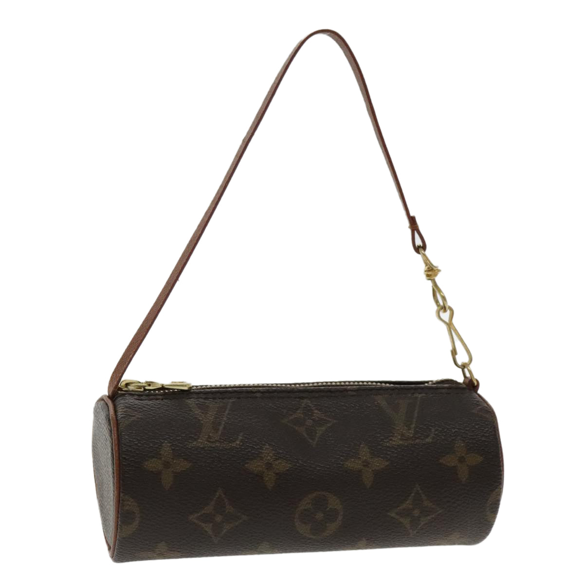 LOUIS VUITTON Monogram Papillon Pouch LV Auth 96255