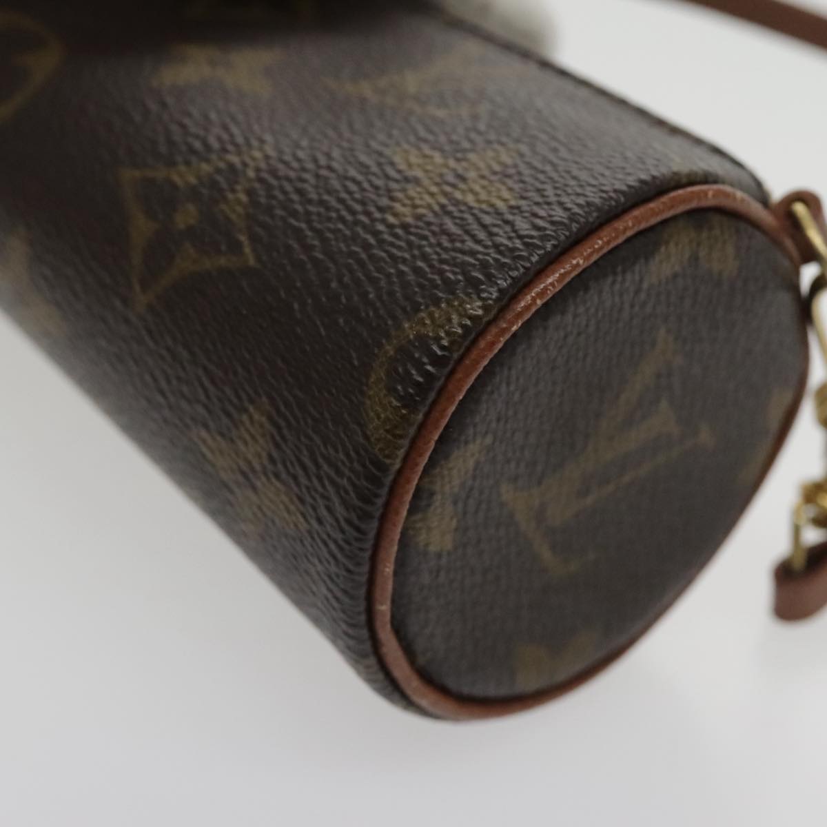 LOUIS VUITTON Monogram Papillon Pouch LV Auth 96255