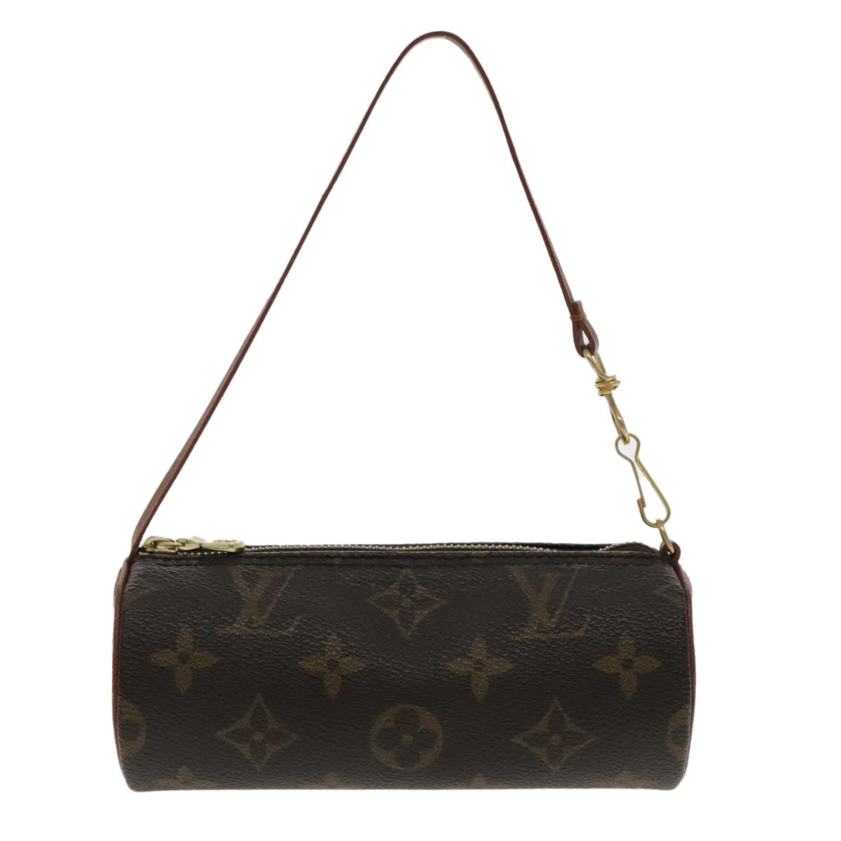 LOUIS VUITTON Monogram Papillon Pouch LV Auth 96255