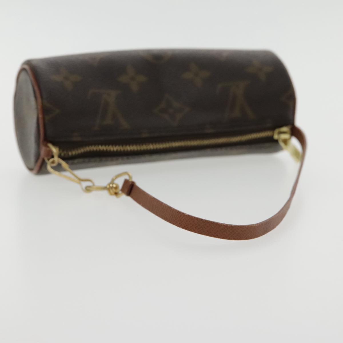 LOUIS VUITTON Monogram Papillon Pouch LV Auth 96255