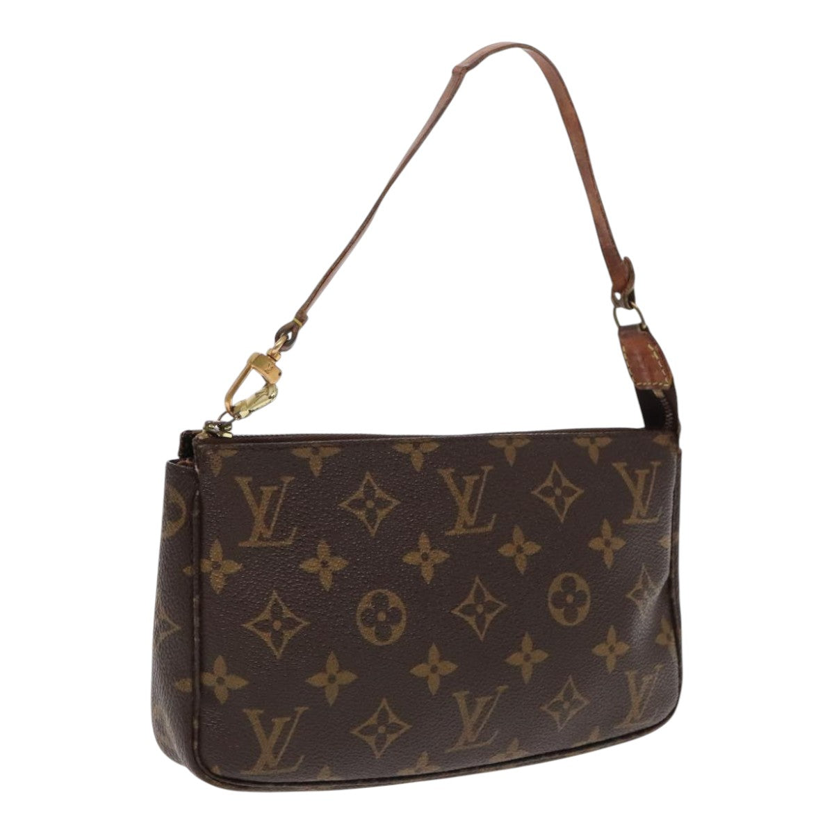 LOUIS VUITTON Monogram Pochette Accessoires Pouch M51980 LV Auth 96275