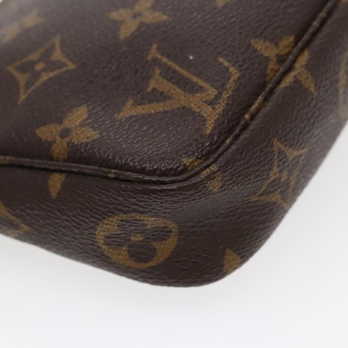 LOUIS VUITTON Monogram Pochette Accessoires Pouch M51980 LV Auth 96275