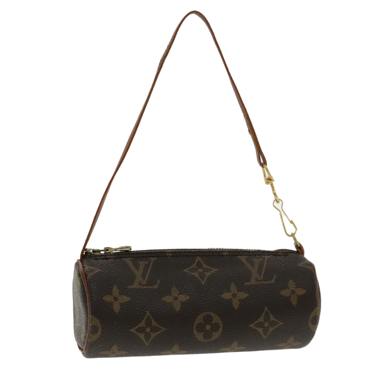 LOUIS VUITTON Monogram Papillon Pouch LV Auth 96303