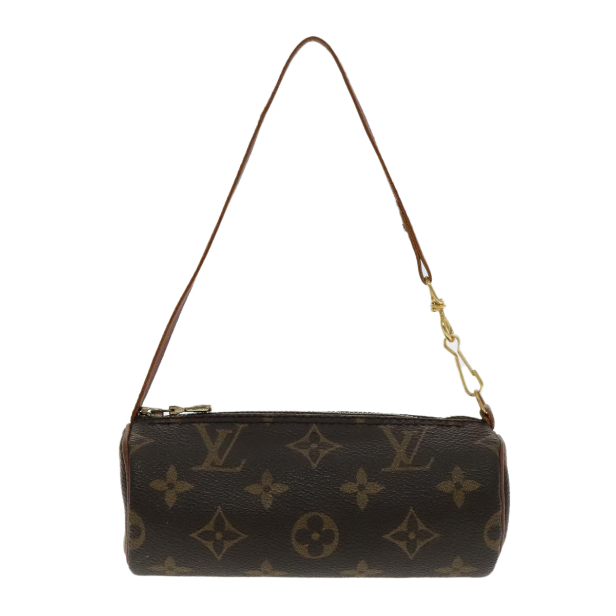 LOUIS VUITTON Monogram Papillon Pouch LV Auth 96303