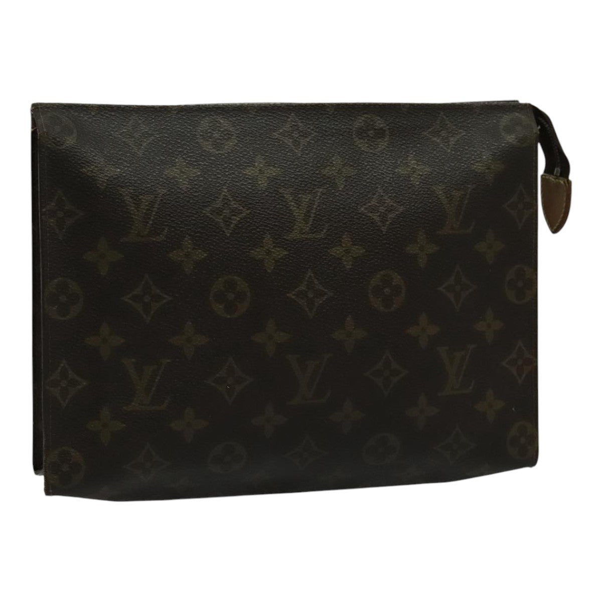 LOUIS VUITTON Monogram Poche Toilette 26 Pouch M47542 LV Auth 96317