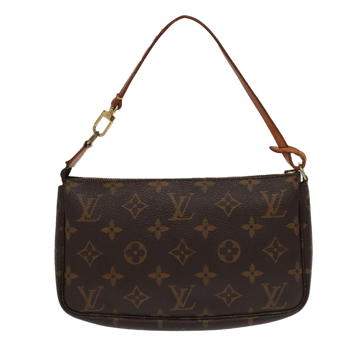 LOUIS VUITTON Monogram Pochette Accessoires Pouch M51980 LV Auth 96325