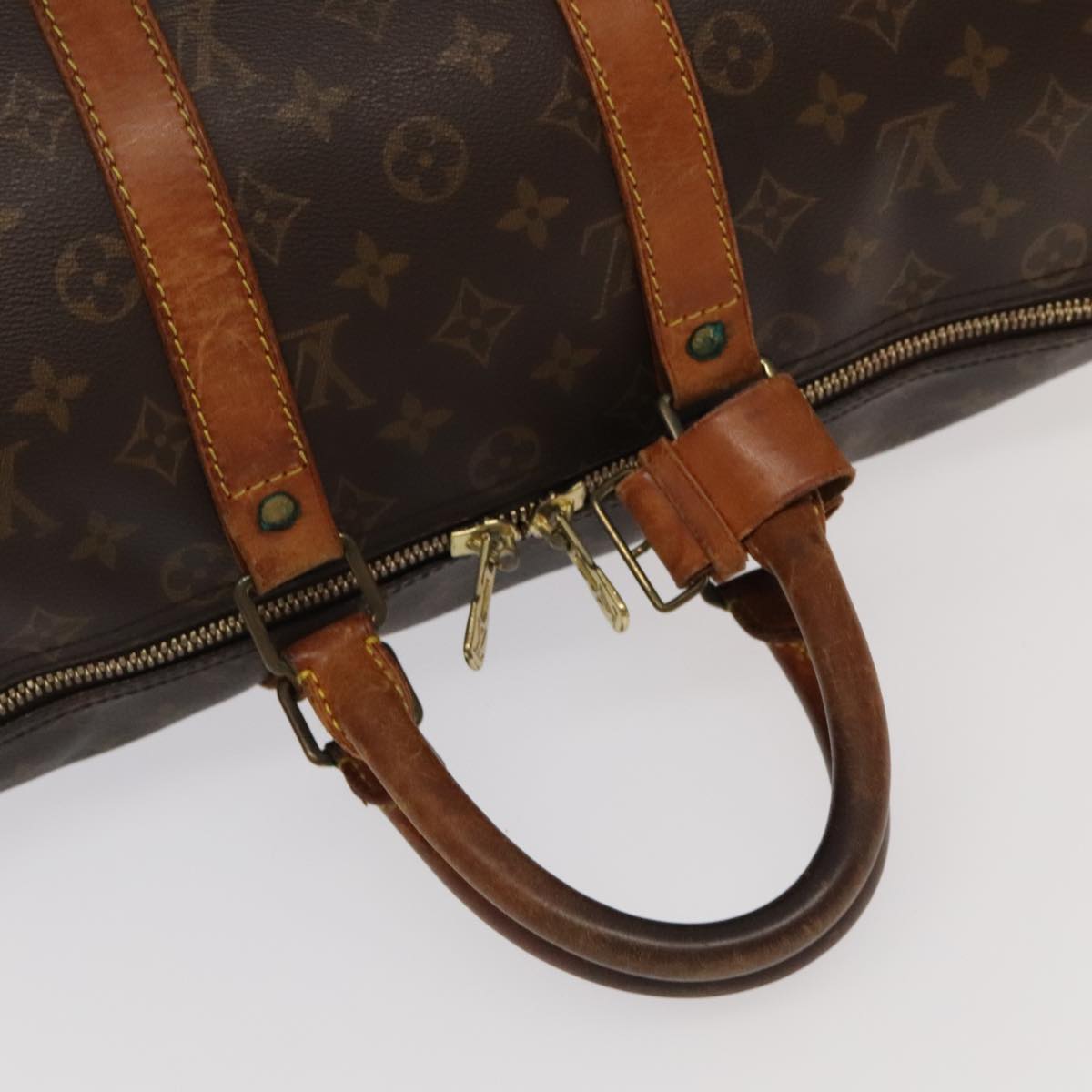 LOUIS VUITTON Monogram Keepall 45 Boston Bag M41428 LV Auth 96353