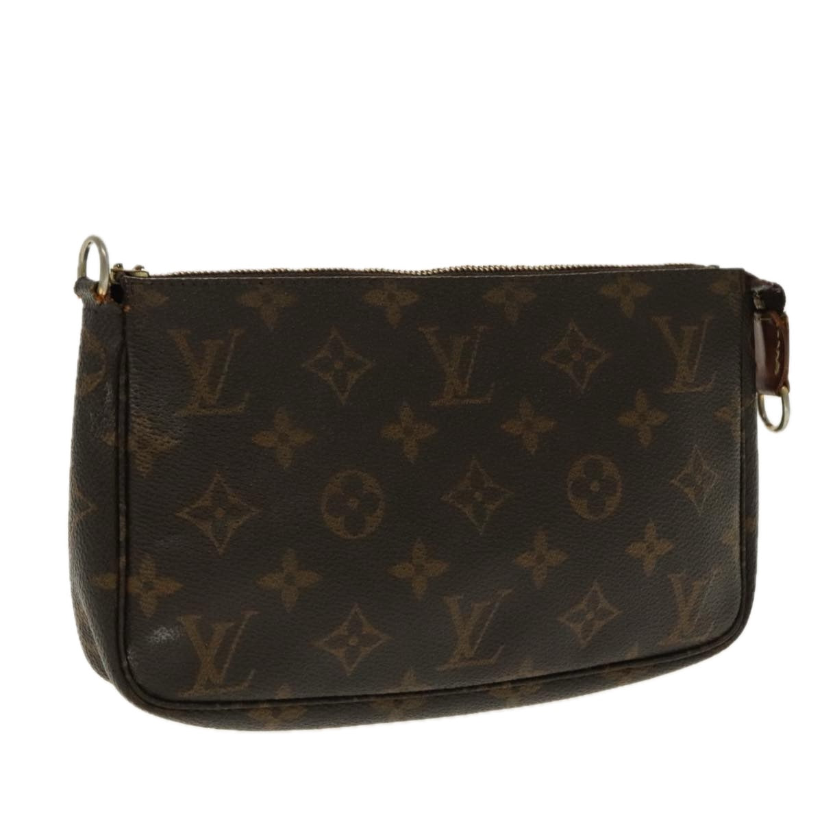 LOUIS VUITTON Monogram Pochette Accessoires Pouch M51980 LV Auth 96362