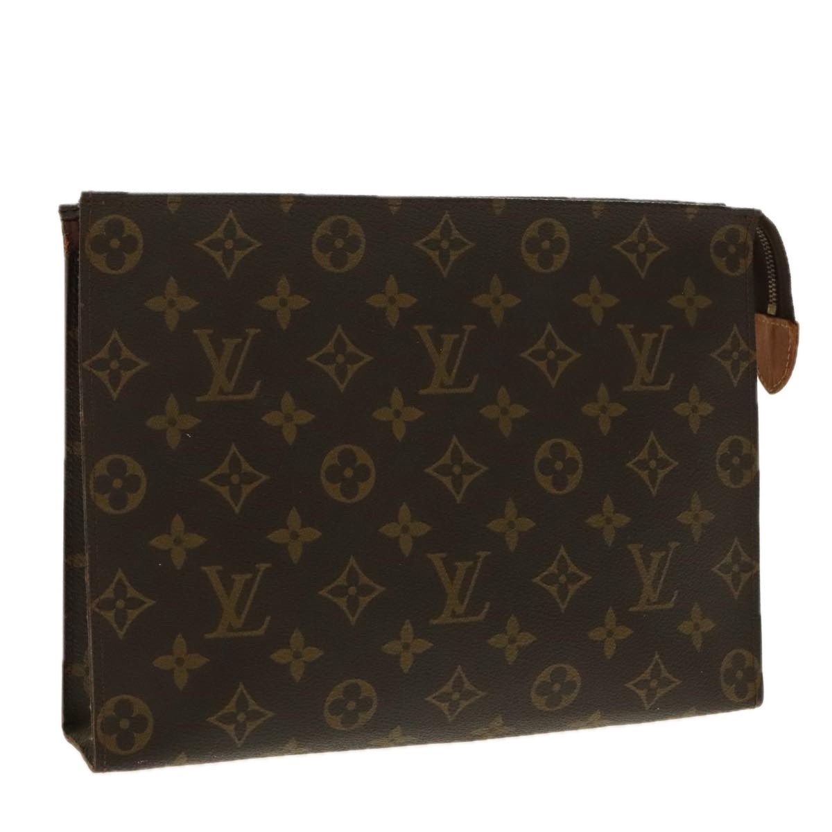 LOUIS VUITTON Monogram Poche Toilette 26 Pouch M47542 LV Auth 96366