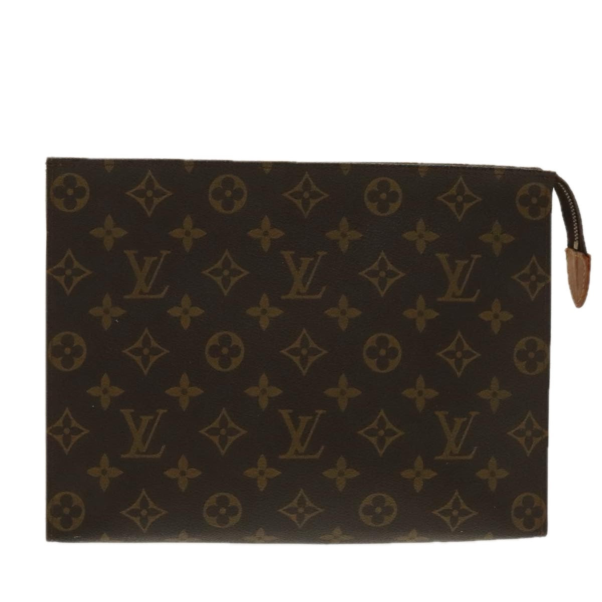 LOUIS VUITTON Monogram Poche Toilette 26 Pouch M47542 LV Auth 96366