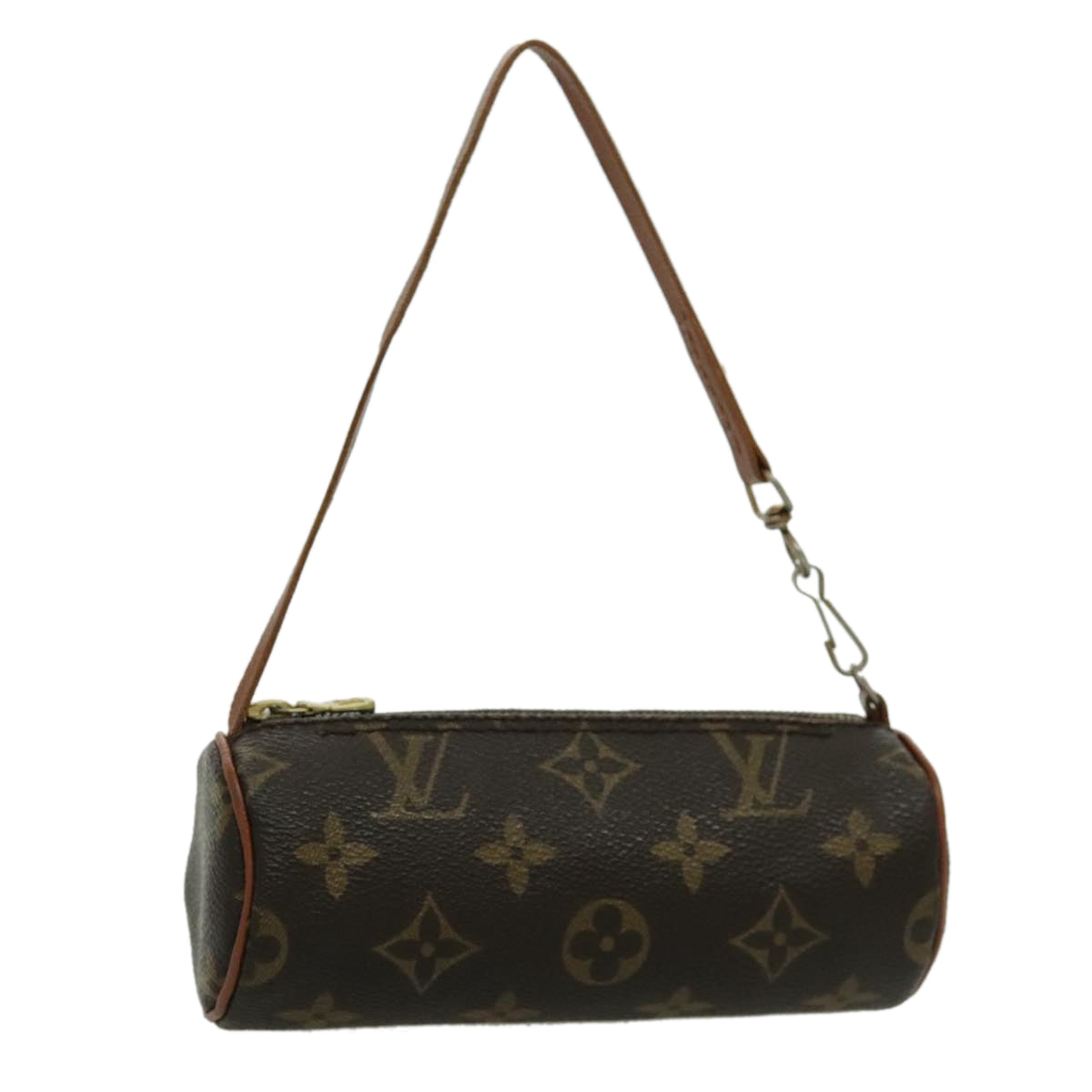 LOUIS VUITTON Monogram Papillon Pouch LV Auth 96390