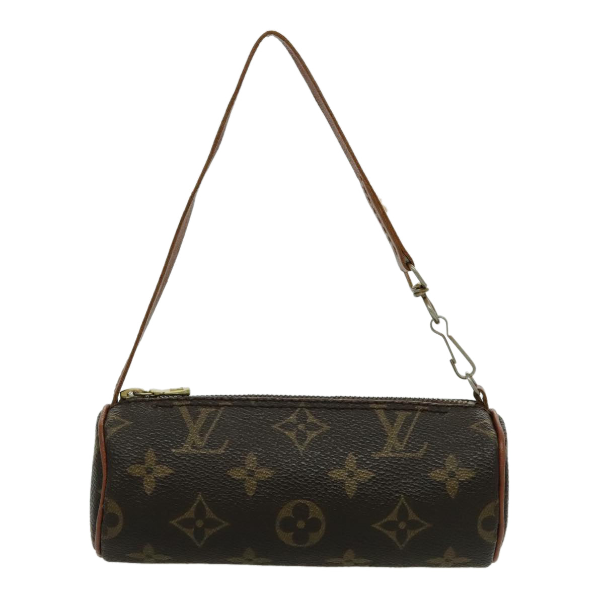 LOUIS VUITTON Monogram Papillon Pouch LV Auth 96390