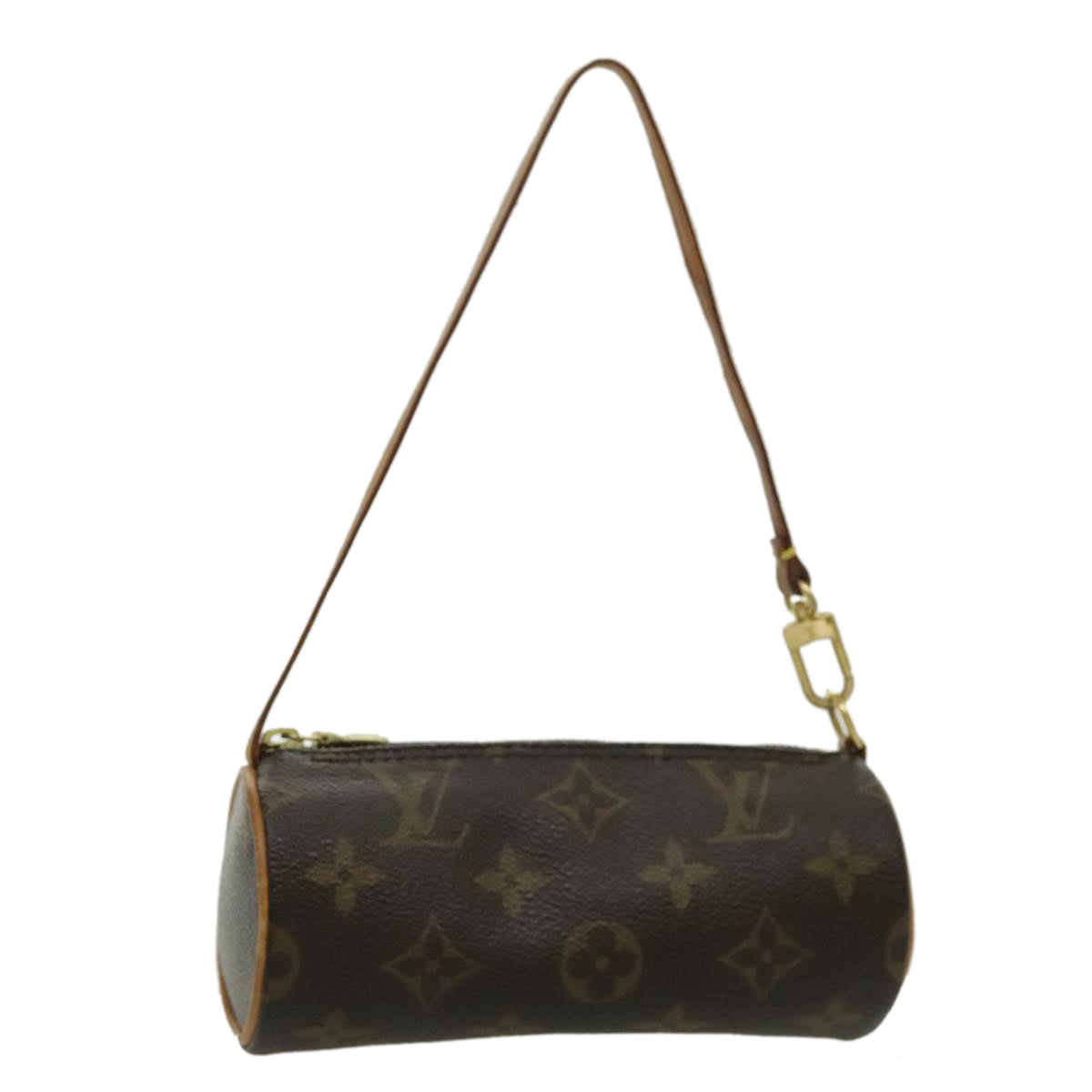 LOUIS VUITTON Monogram Papillon Pouch LV Auth 96391