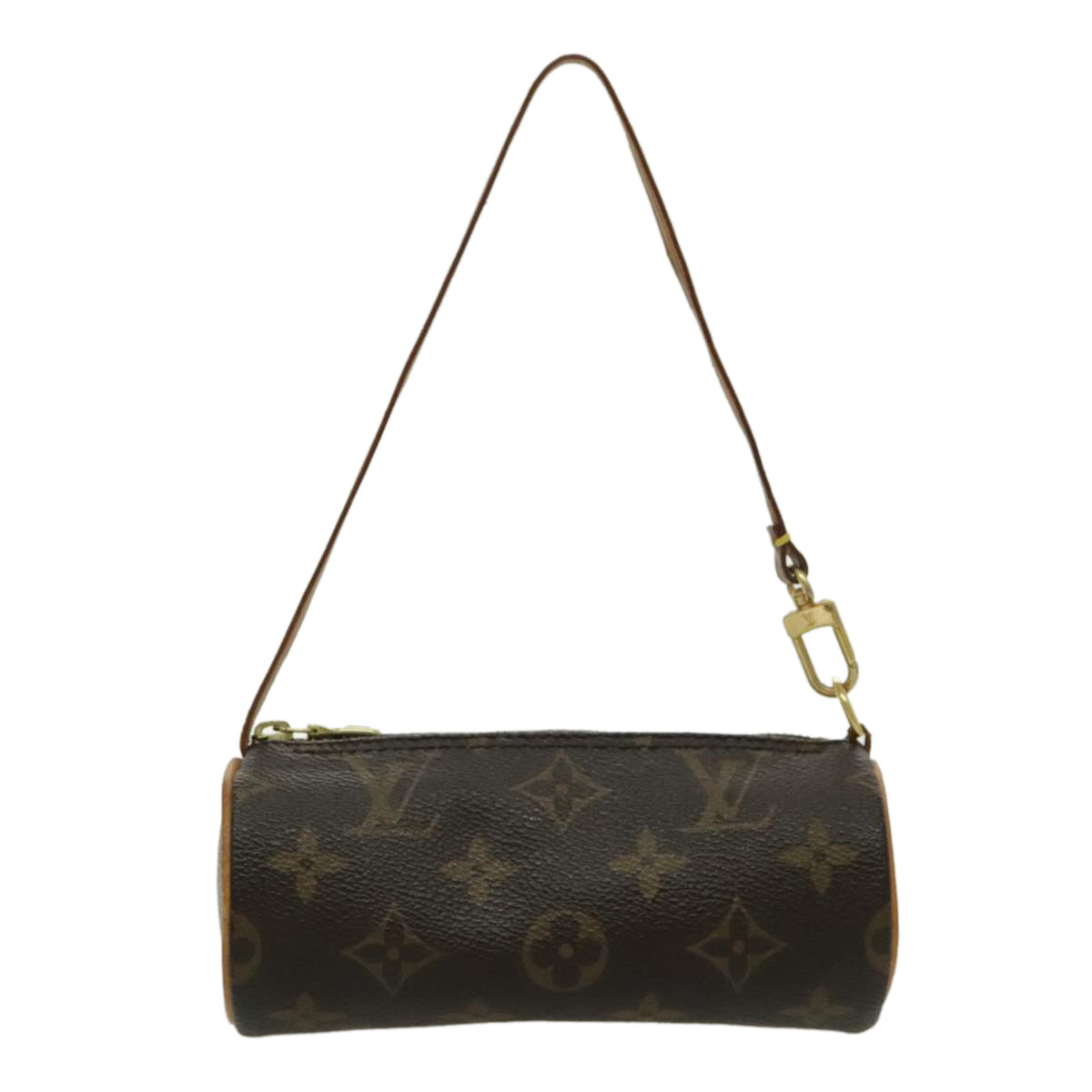 LOUIS VUITTON Monogram Papillon Pouch LV Auth 96391