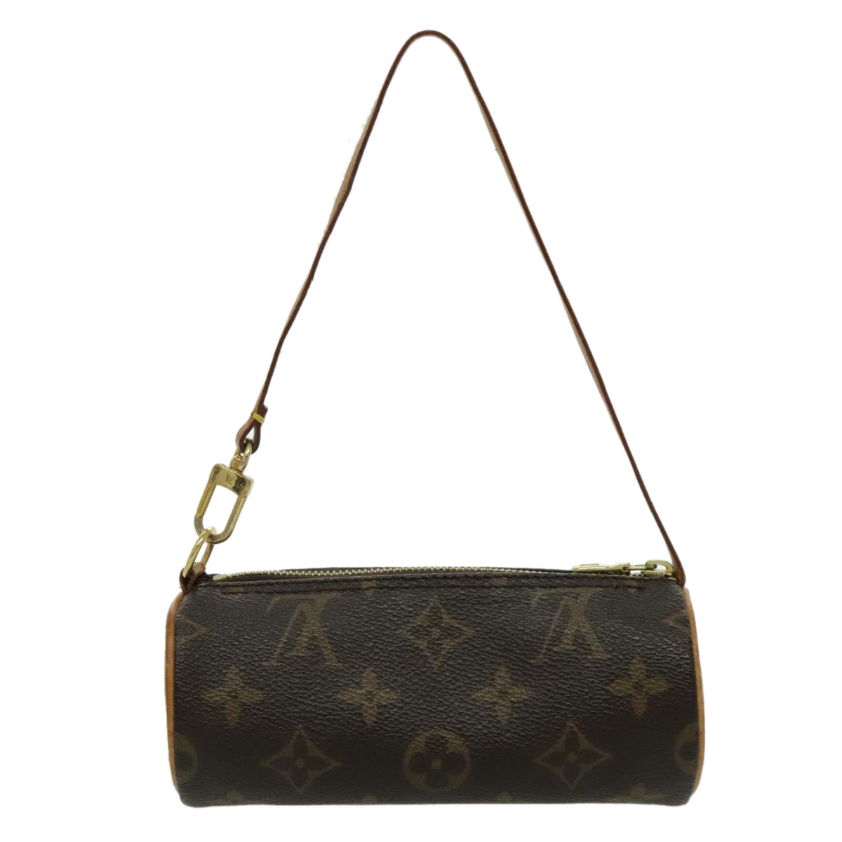 LOUIS VUITTON Monogram Papillon Pouch LV Auth 96391