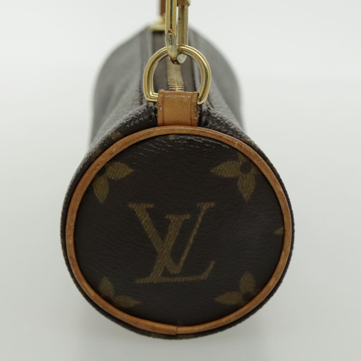 LOUIS VUITTON Monogram Papillon Pouch LV Auth 96391