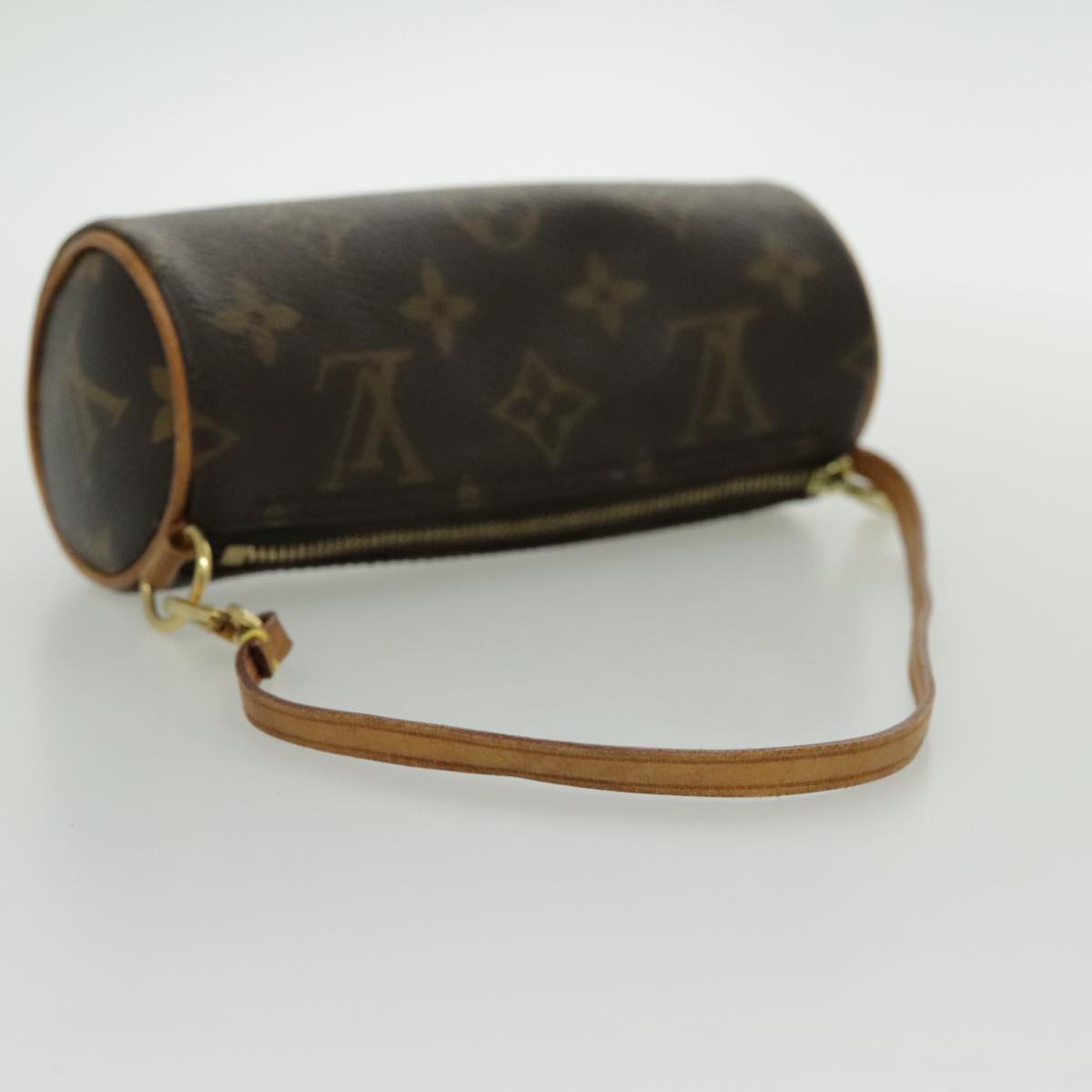 LOUIS VUITTON Monogram Papillon Pouch LV Auth 96391