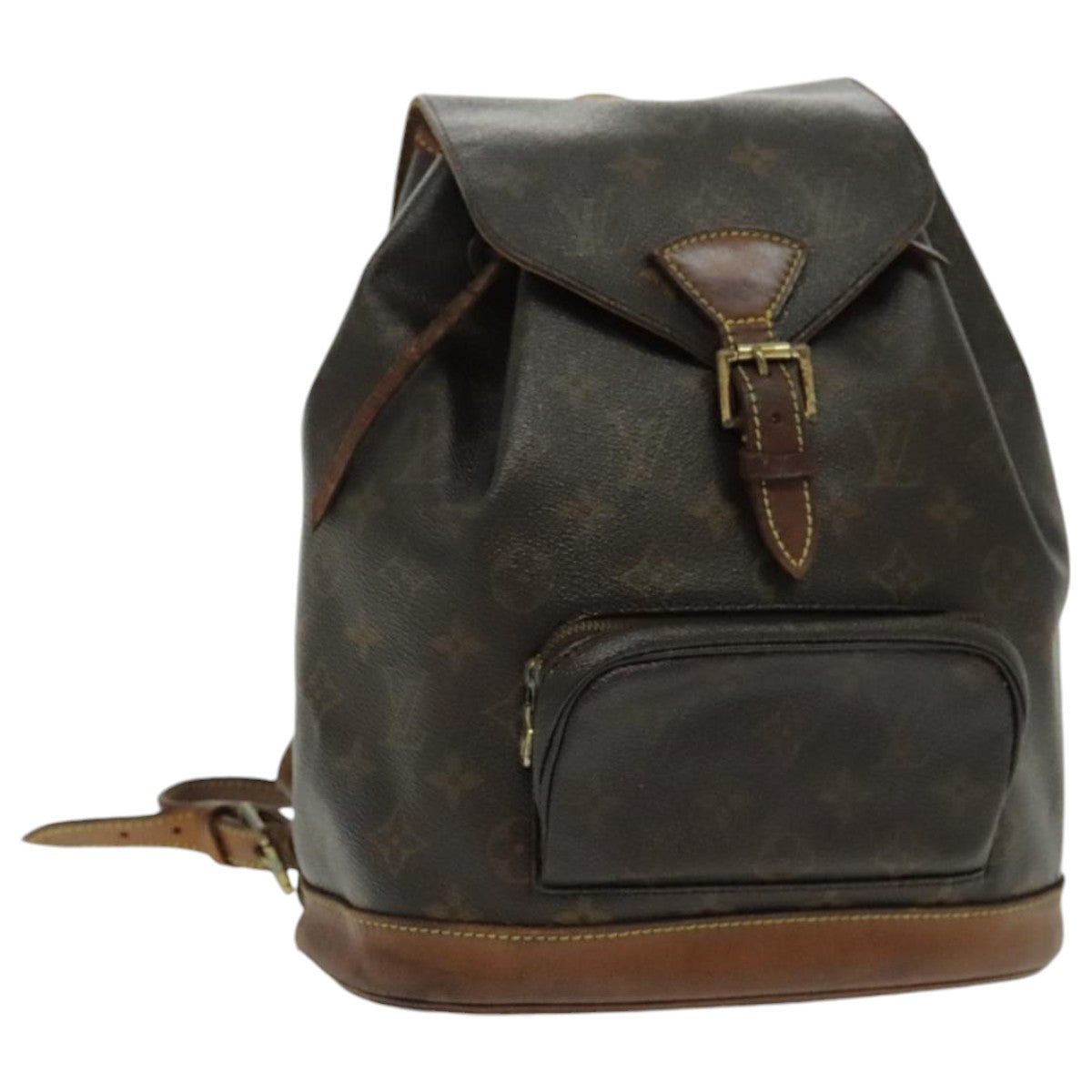 LOUIS VUITTON Monogram Montsouris MM Backpack M51136 LV Auth 96404