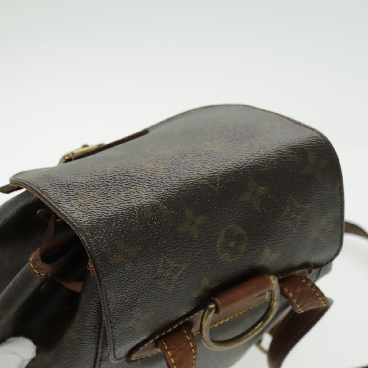 LOUIS VUITTON Monogram Montsouris MM Backpack M51136 LV Auth 96404