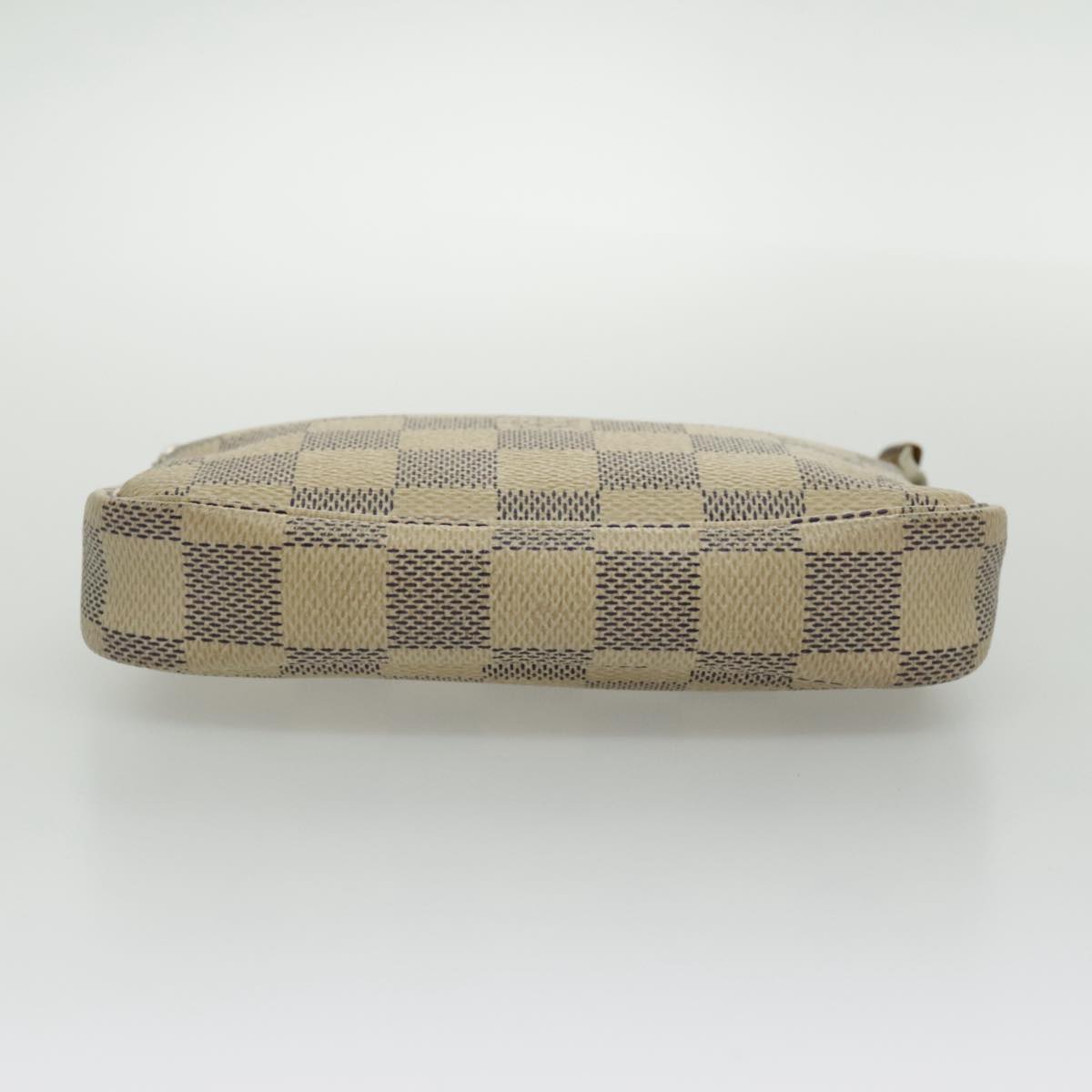 LOUIS VUITTON Damier Azur Mini Pochette Accessoires Pouch N63005 LV Auth 96408