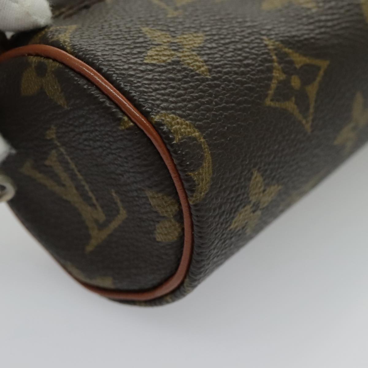 LOUIS VUITTON Monogram Papillon Pouch LV Auth 96415