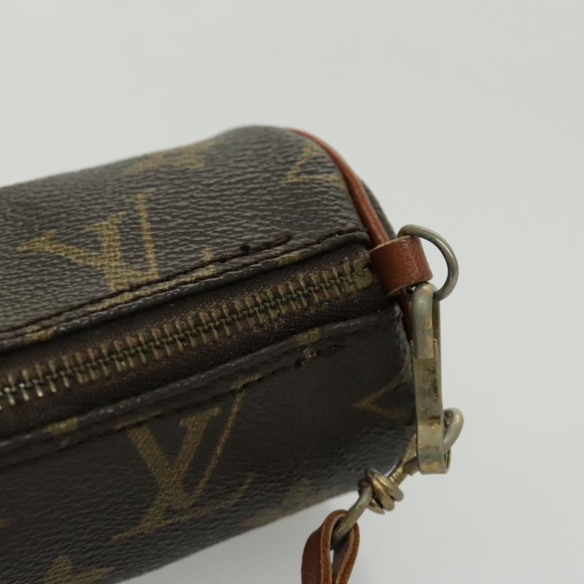 LOUIS VUITTON Monogram Papillon Pouch LV Auth 96415