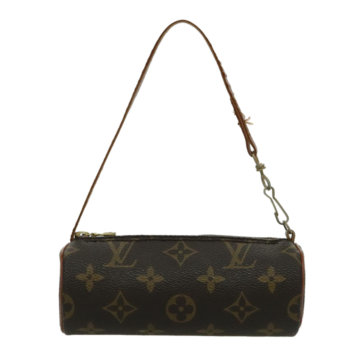 LOUIS VUITTON Monogram Papillon Pouch LV Auth 96415