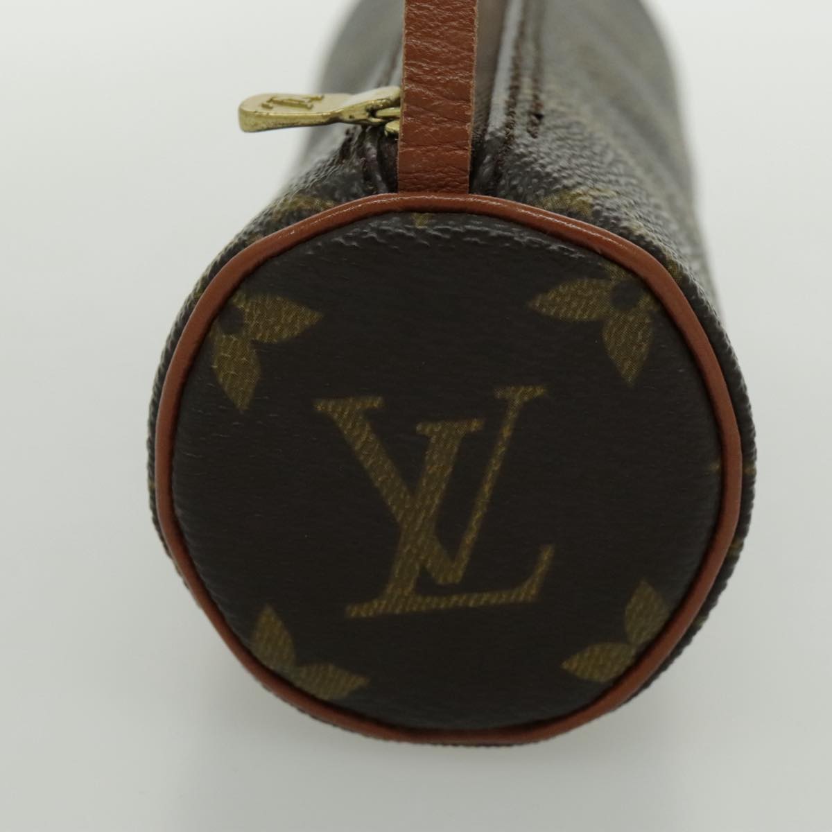 LOUIS VUITTON Monogram Papillon Pouch LV Auth 96415