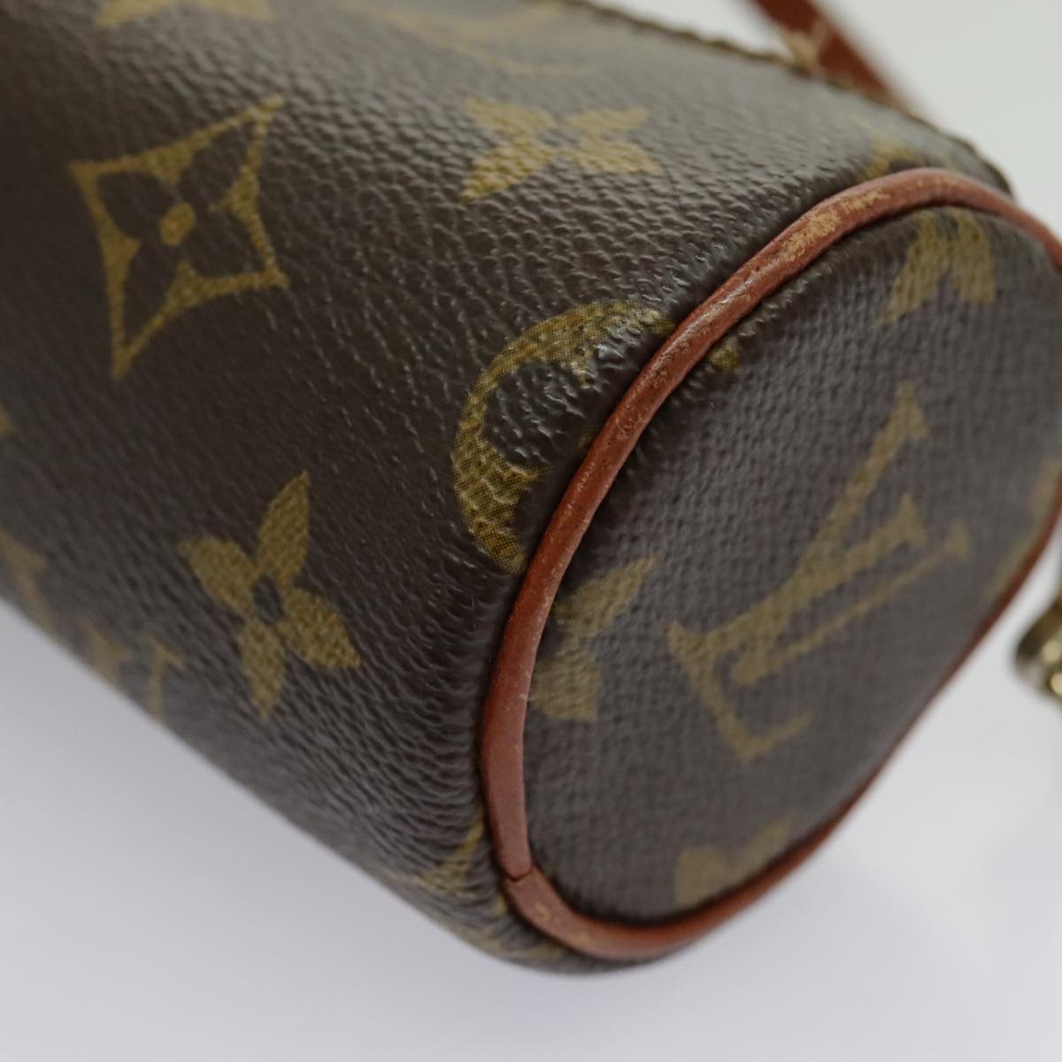 LOUIS VUITTON Monogram Papillon Pouch LV Auth 96422