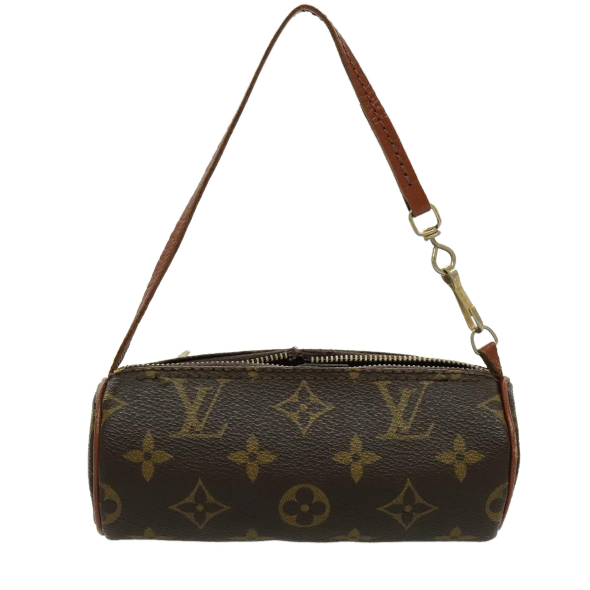 LOUIS VUITTON Monogram Papillon Pouch LV Auth 96422