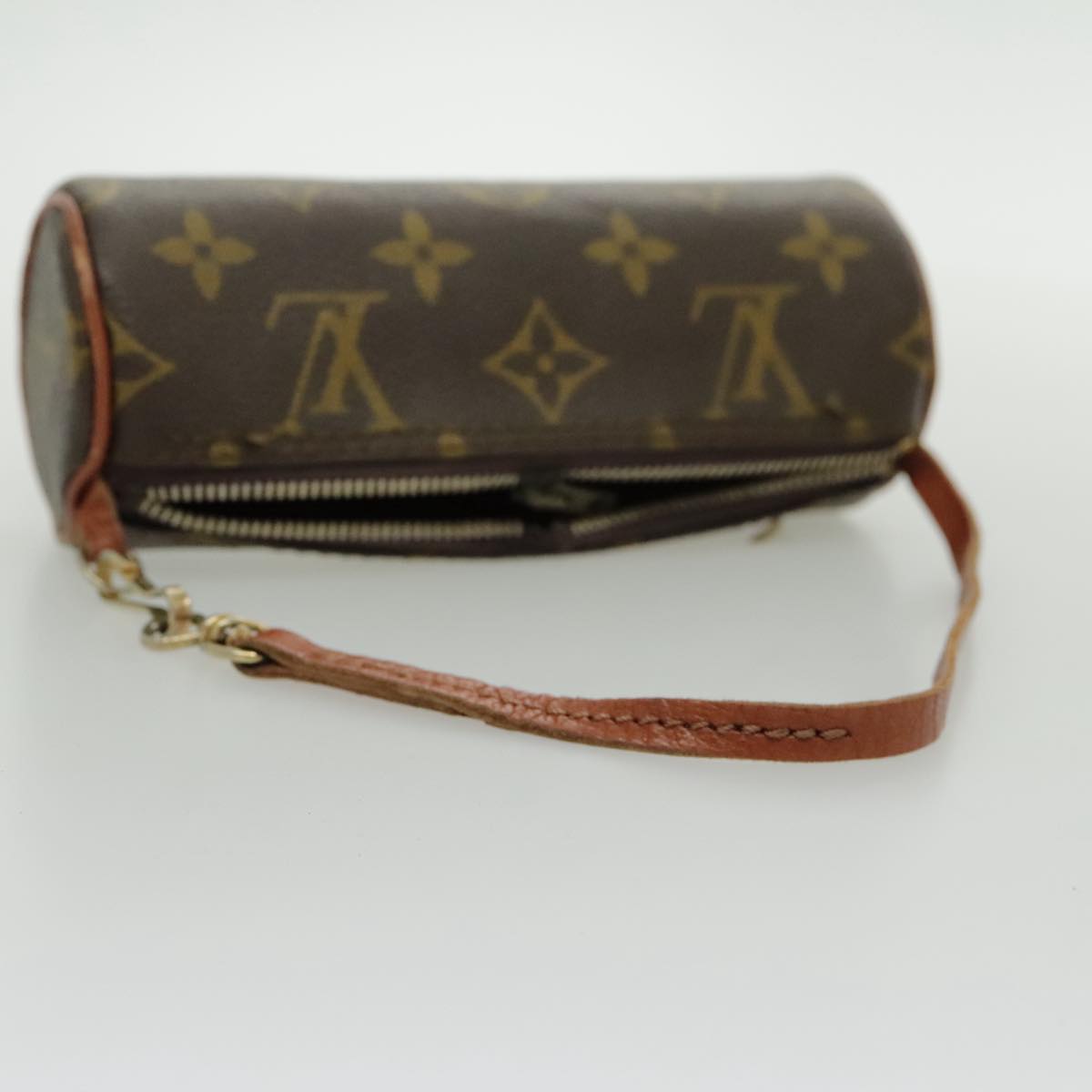 LOUIS VUITTON Monogram Papillon Pouch LV Auth 96422