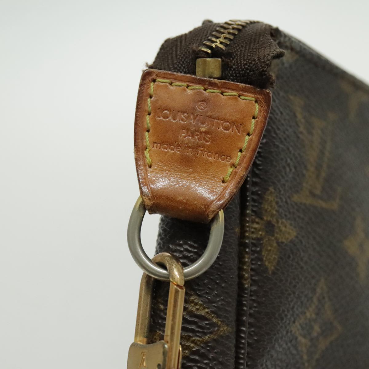 LOUIS VUITTON Monogram Pochette Accessoires Pouch M51980 LV Auth 96432