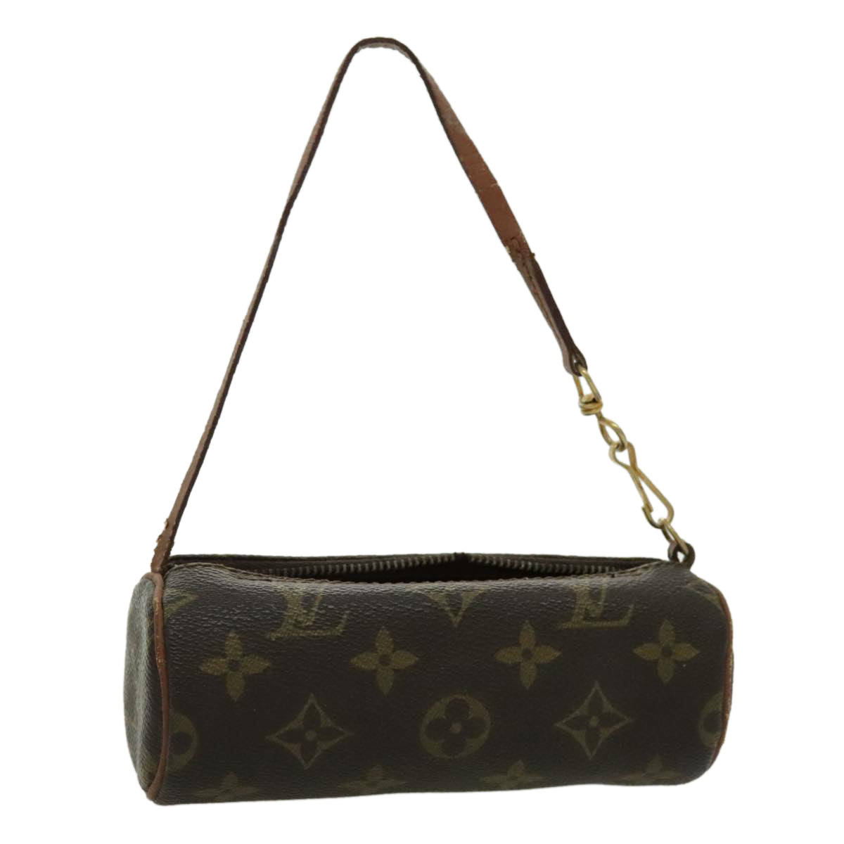 LOUIS VUITTON Monogram Papillon Pouch LV Auth 96443