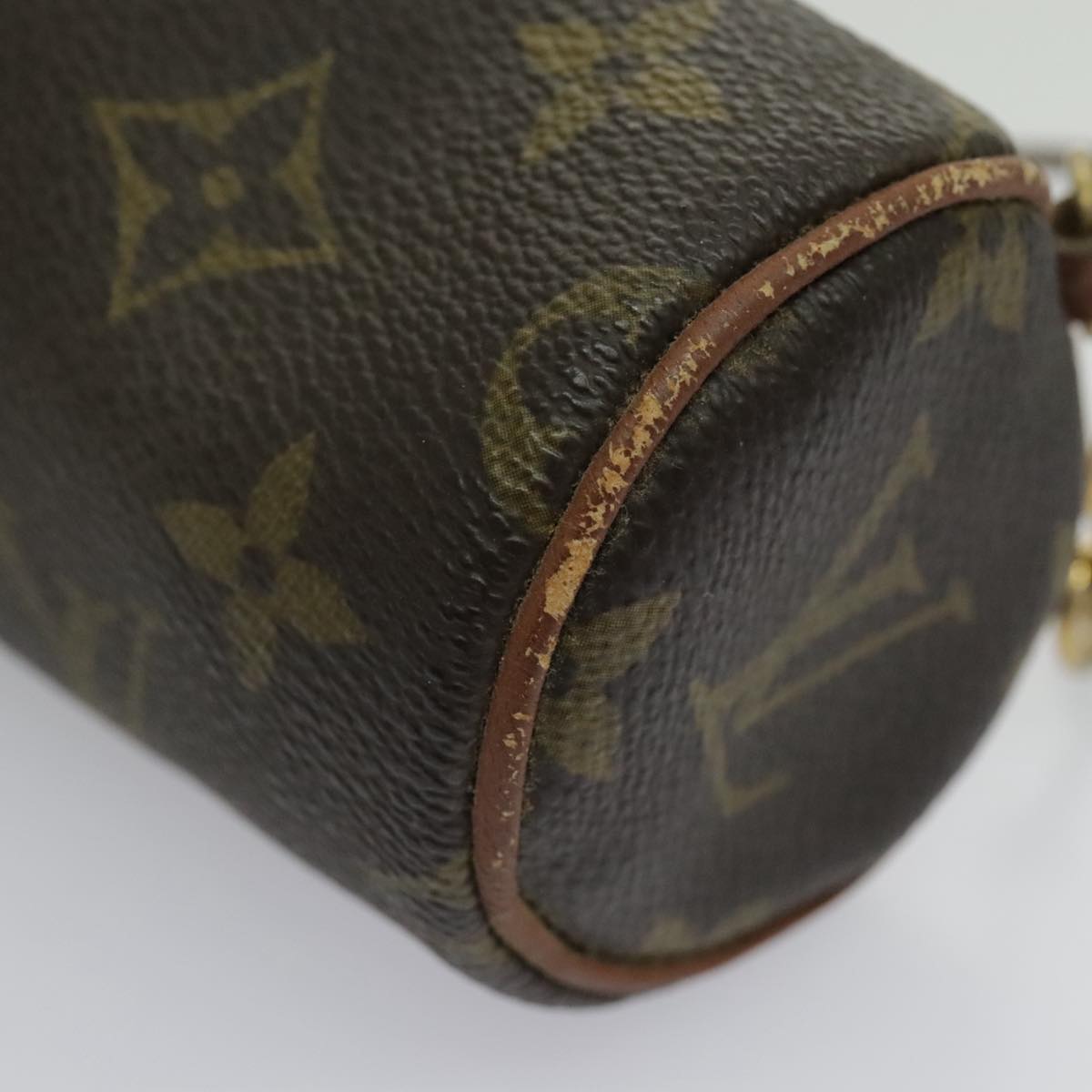 LOUIS VUITTON Monogram Papillon Pouch LV Auth 96443