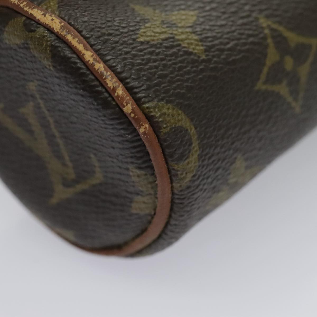 LOUIS VUITTON Monogram Papillon Pouch LV Auth 96443