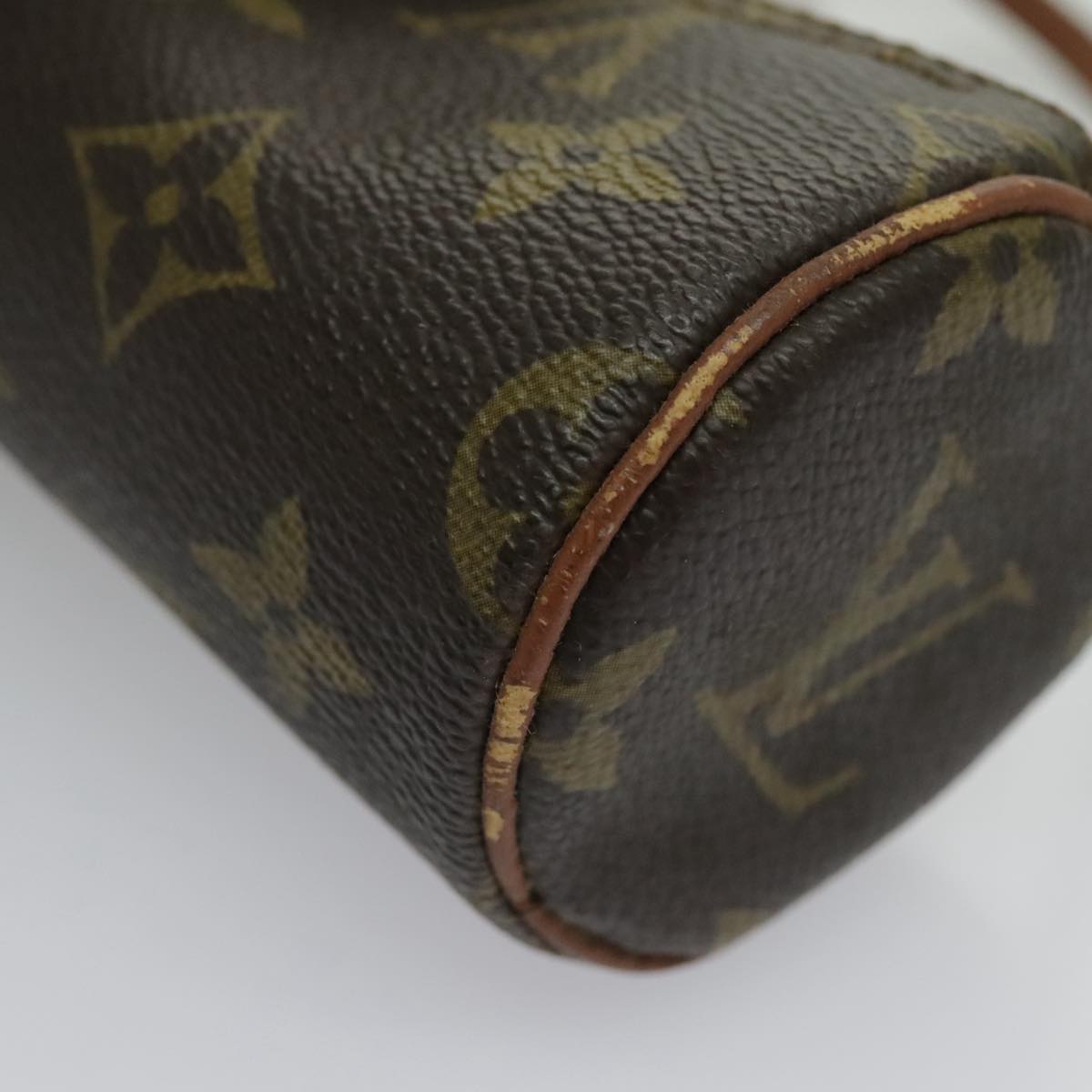 LOUIS VUITTON Monogram Papillon Pouch LV Auth 96443